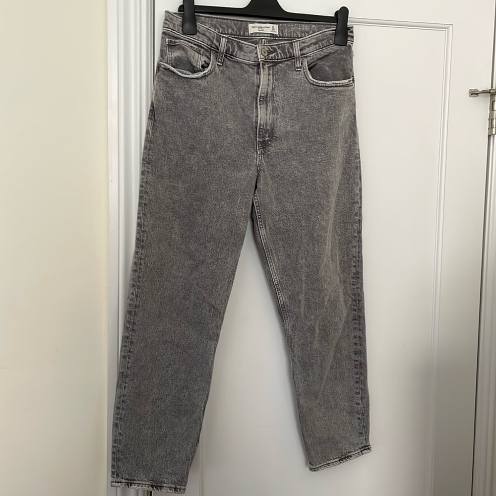 Abercrombie High Rise Mom Jeans